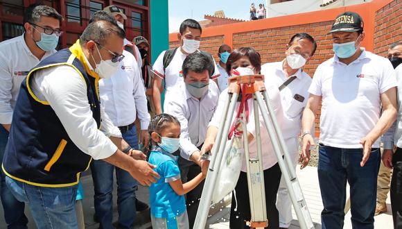Presidente Pedro Castillo inauguró obras en Chiclayo y otros distritos de la región Lambayeque.