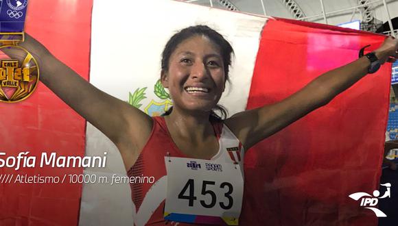 Sofía Mamani consiguió una medalla de Oro en los Juegos Panamericanos Juveniles 2021. (Foto:  IPD)