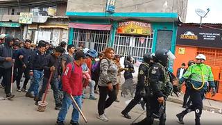 Pánico en mercados de Huancayo ante ingreso de manifestantes que obligan a cerrar puestos (EN VIVO)