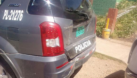 Puno: patrullero inteligente formó parte de triple choque en garita Huascar