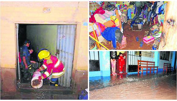 Ayacucho: Lluvia torrencial inunda 17 viviendas en Huanta