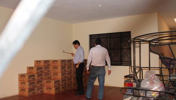 Áncash: Hallan productos de Vaso de Leche en vivienda alquilada por funcionario edil 