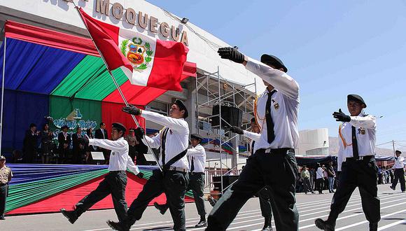 Más de 1,500 escolares desfilarán por la patria en Moquegua