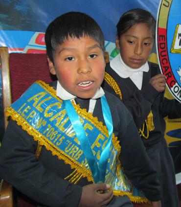 Estudiante fue alcalde de distrito por un día