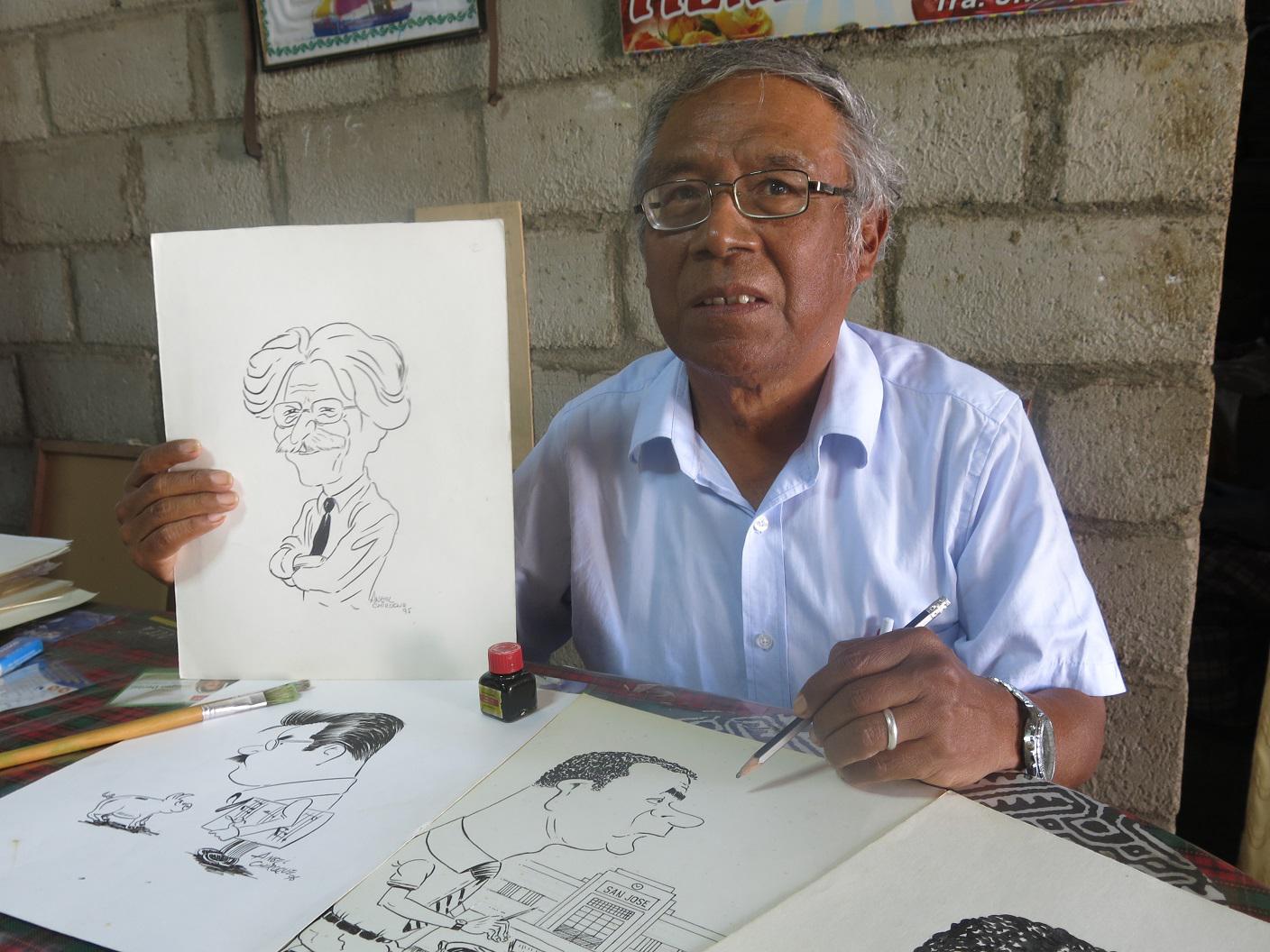 YouTube: Conozca al caricaturista sanjosefino Ángel Chiroque (VIDEO)