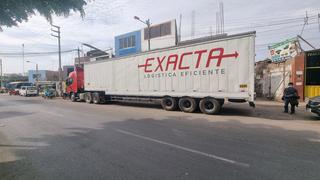 Ica: Policía de Carreteras recuperan tráiler con S/ 500 mil en mercadería