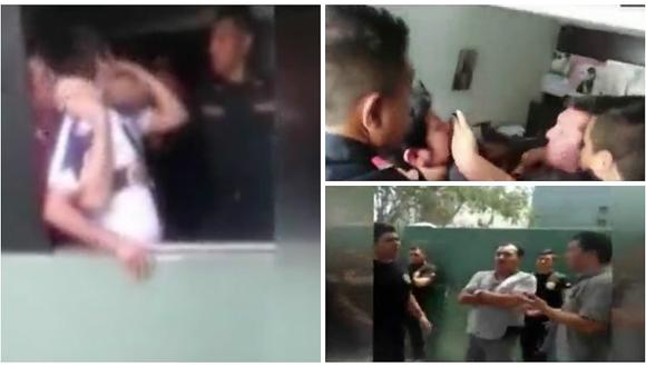 Chaclacayo: policías ebrios arman escándalo en comisaría luego de agredir a mototaxista ​(VIDEO)