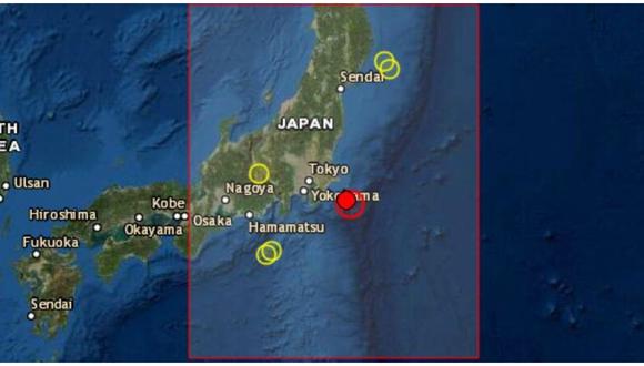 Terremoto de magnitud 6.2 sacudió el este de Japón.