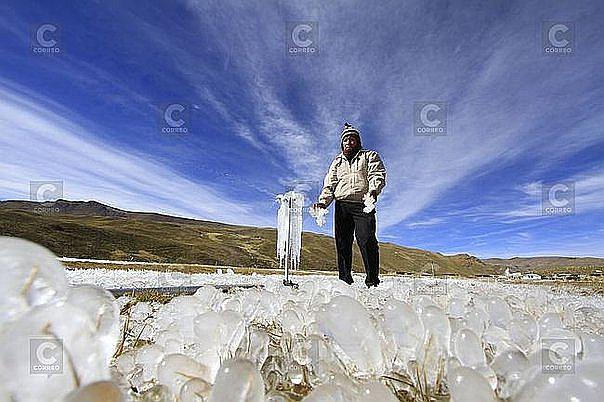 Are​quipa registra la temperatura más baja con menos 19 grados