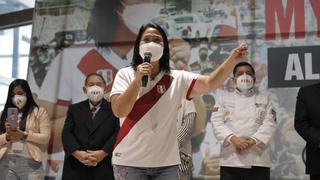 Keiko Fujimori: “Gane quien gane, tenemos que sentarnos todos a debatir y dialogar”
