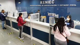 Reniec reduce aforo en sus locales y ya no entregará DNI los sábados