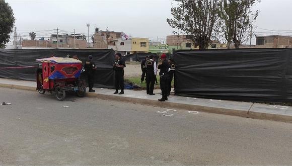 Un muerto deja una balacera a espaldas de la comisaría en Trujillo