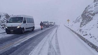 Senamhi prevé nieve y granizo en la sierra hasta el sábado 25 de enero