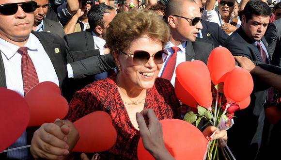 Dilma Rousseff dejó por última vez la residencia presidencial