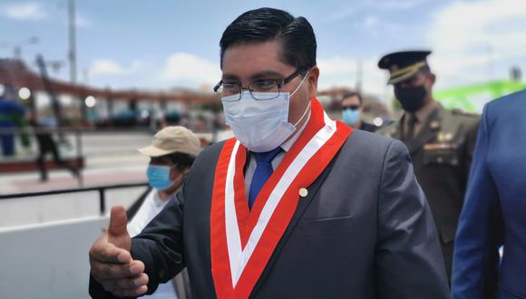 Gobernador regional de Tacna Juan Tonconi Quispe asistió a ceremonia por el 29 aniversario de Ciudad Nueva. (Foto: Archivo GEC)
