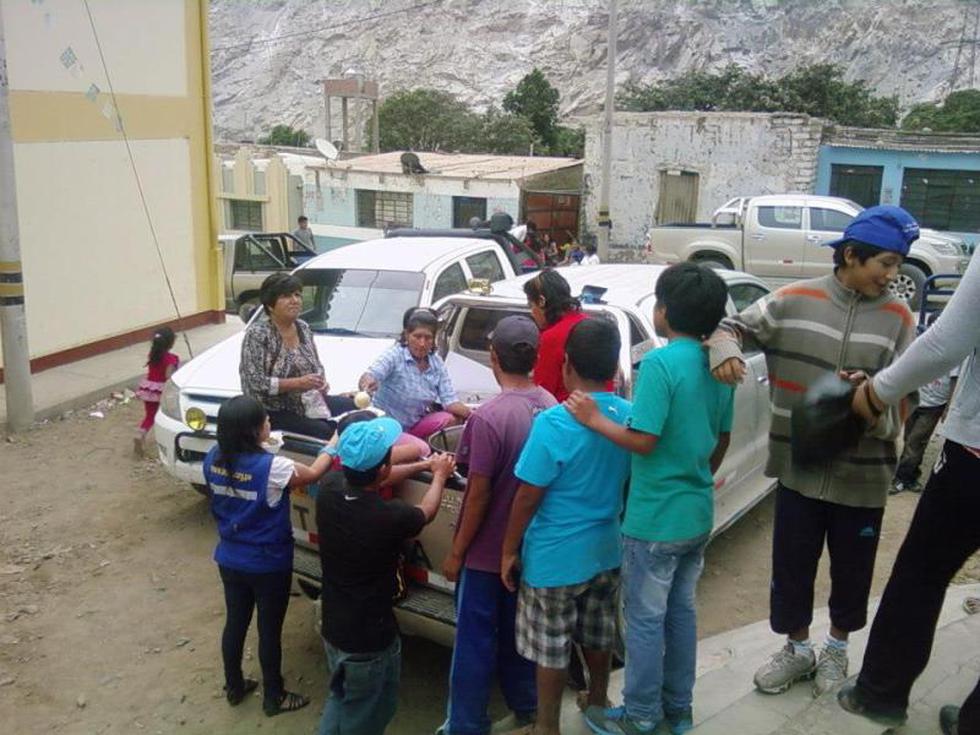 Huaycos sepultan dos poblados en provincia de Cajatambo