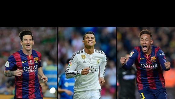 Balón de Oro: Lionel Messi, Cristiano Ronaldo y Neymar son los finalistas 