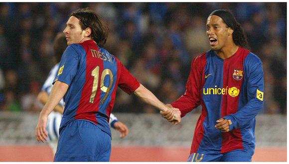 Ronaldinho sobre Messi: "Lo van a extrañar, es el mejor del mundo"
