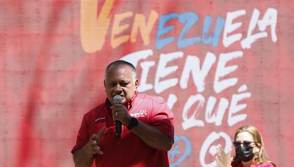 El diputado venezolano y vicepresidente del Partido Socialista Unido de Venezuela (PSUV), Diosdado Cabello. (Foto de Pedro Rances Mattey / AFP)