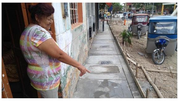 Los vecinos critican obra en Av. Cajamarca
