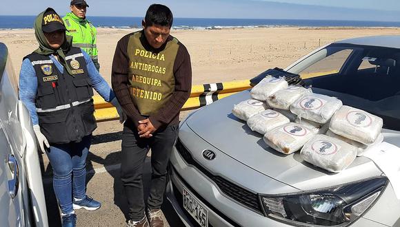 Incautación de droga en Arequipa superó lo requisado en 2018 