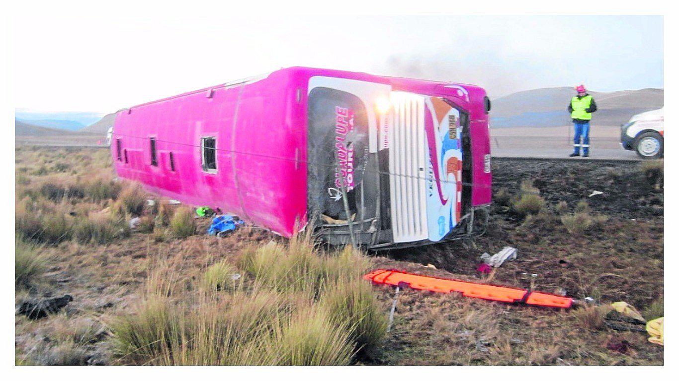 ​Buses que cubren rutas a regiones del centro registran más accidentes de tránsito