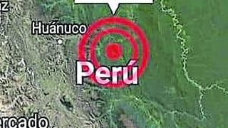 Fuerte temblor de magnitud 5.7 remeció  la provincia de Oxapampa en Pasco