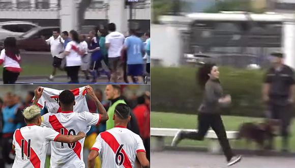 Congresistas fujimoristas corren alrededor de Plaza Bolívar por selección peruana (VIDEO)