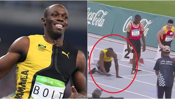 Atleta paralímpico que se impulsa con los brazos emociona a Usain Bolt (VIDEO)