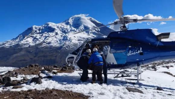 El Carihuairazo se ubica en la provincia de Tungurahua y es vecino del volcán nevado Chimborazo. (Foto: Twitter @Sanchezmendieta)