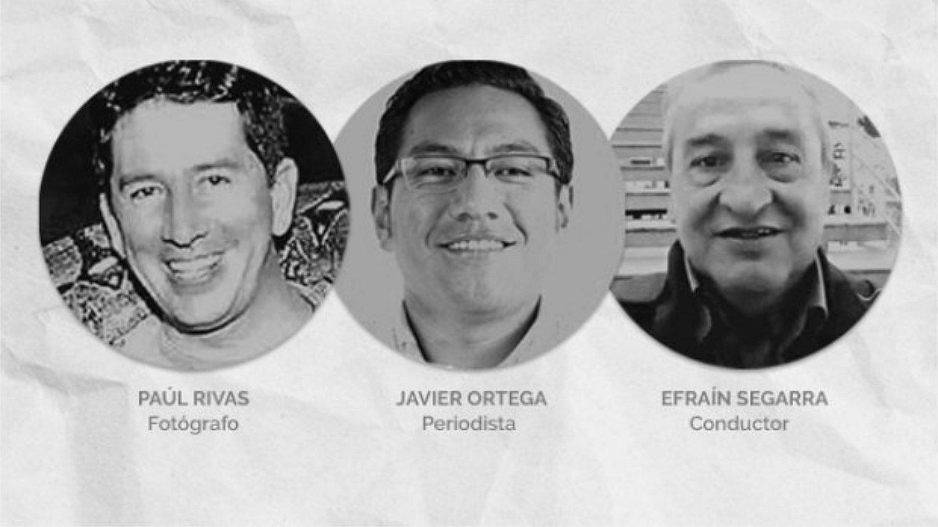 Medios colombianos habrían confirmado la muerte de los 3 periodistas ecuatorianos secuestrados por las FARC
