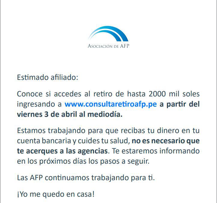 Comunicado de la AAFP