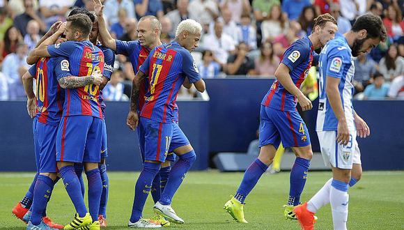 ​Barcelona goleó al Leganés y toma la punta de la Liga Española
