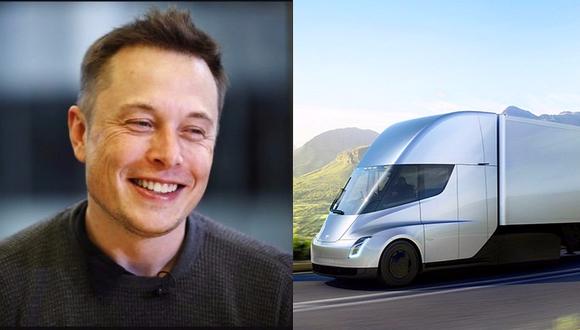 Elon Musk y su camión eléctrico capaz de recorrer 600 Km sin recargar sus baterías (VIDEO)