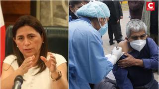 Huancayo: Ministra de Salud llega para inicio de vacunación bivalente en albergue de ancianos