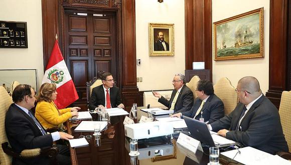 Defensor del Pueblo se reunió con presidente Vizcarra y Olaechea ante necesidad de diálogo