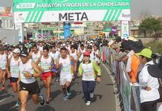 Atletas nacionales y extranjeros en Maratón Virgen de la Candelaria 2020