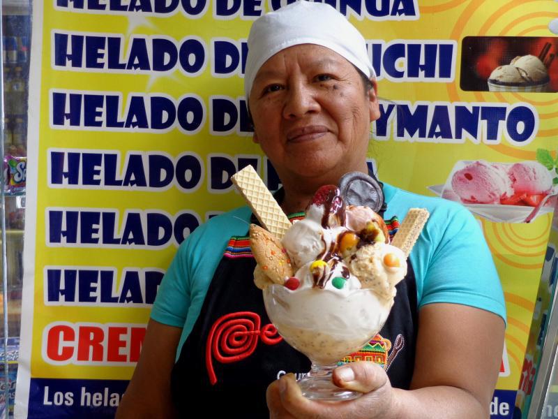 Helados andinos nutritivos