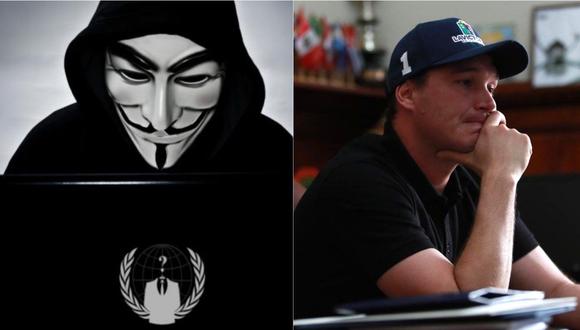 Anonymous lanza advertencia contra George Forsyth y precandidato presidencial responde. | Foto: Composición.