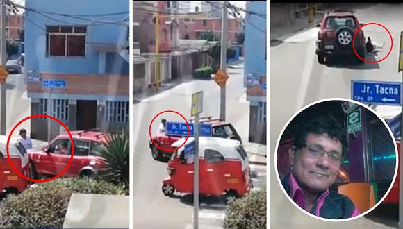 Sujeto atropelló a mujer mototaxista que le reclamó en San Miguel (VIDEO)