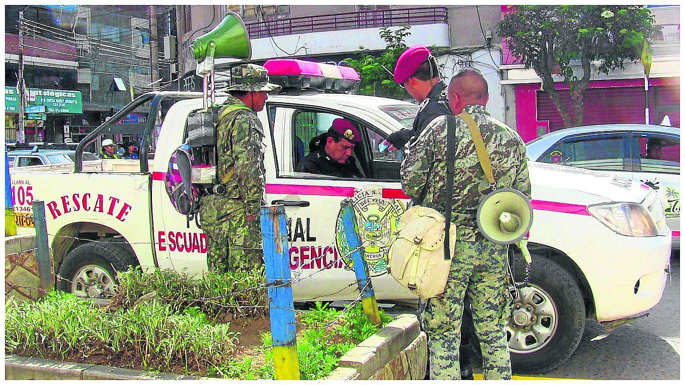 ​Etnocaceristas fueron intervenidos por vestir uniforme del Ejército