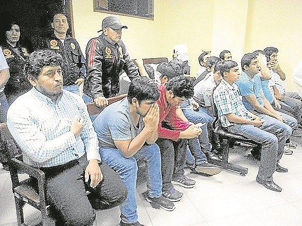 Fiscal pide cárcel para 30 integrantes de “Los Sicarios del Norte” 