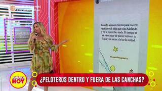 Sofía Franco a Jossmery Toledo por ampay con Paolo Hurtado: “da la cara” (VIDEO)