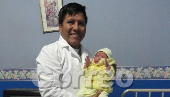 Huancayo: nace "super bebé" de casi 5 kilos 