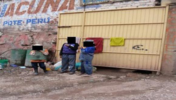 Niños en abandono fueron recogidos por la policía en Cusco