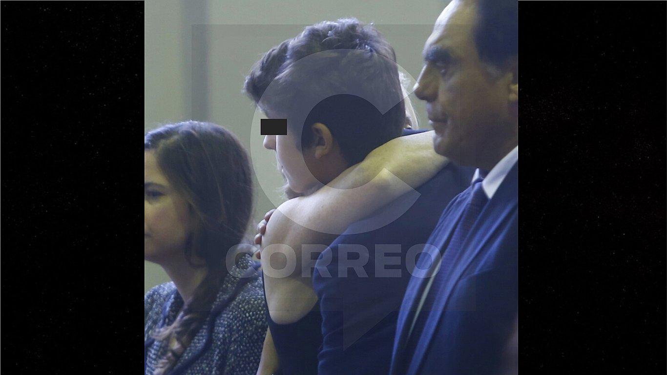 El abrazo de Federico Danton y Pilar Nores en el velorio de Alan García (FOTOS)