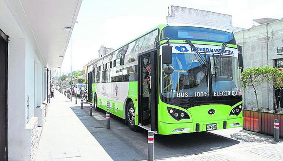 Bus eléctrico comenzó a prestar servicio en Arequipa