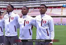 Plantel de la selección peruana entonó con emoción el himno nacional (VIDEO)