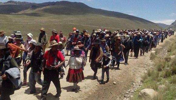 Cusco: Hoy se cumplió primer día de paro contra minera en Chumbivilcas 