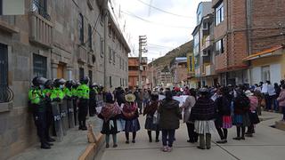 Huancavelica: Protesta por obra que lleva 4 años sin terminar